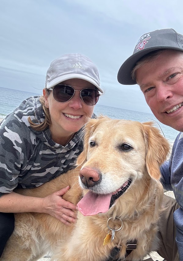 Skye the golden retriever